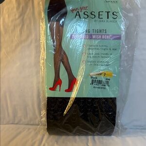 SPANX Love Your Assets Black Leg Tights, Sz 2, See Photo For Fit
